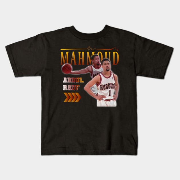 Mahmoud Abdul-Rauf | Denver nuggets Kids T-Shirt by Aloenalone